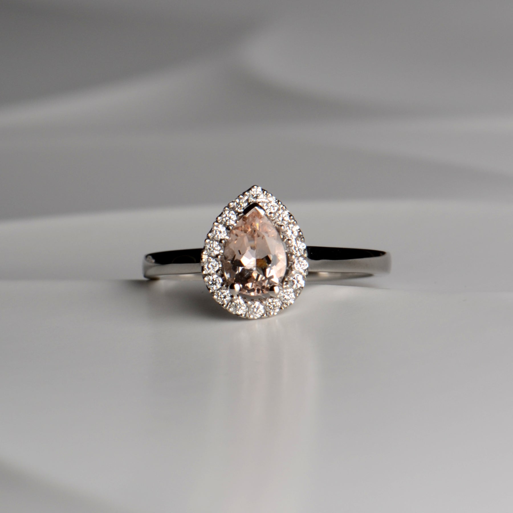 Ernest jones morganite on sale ring