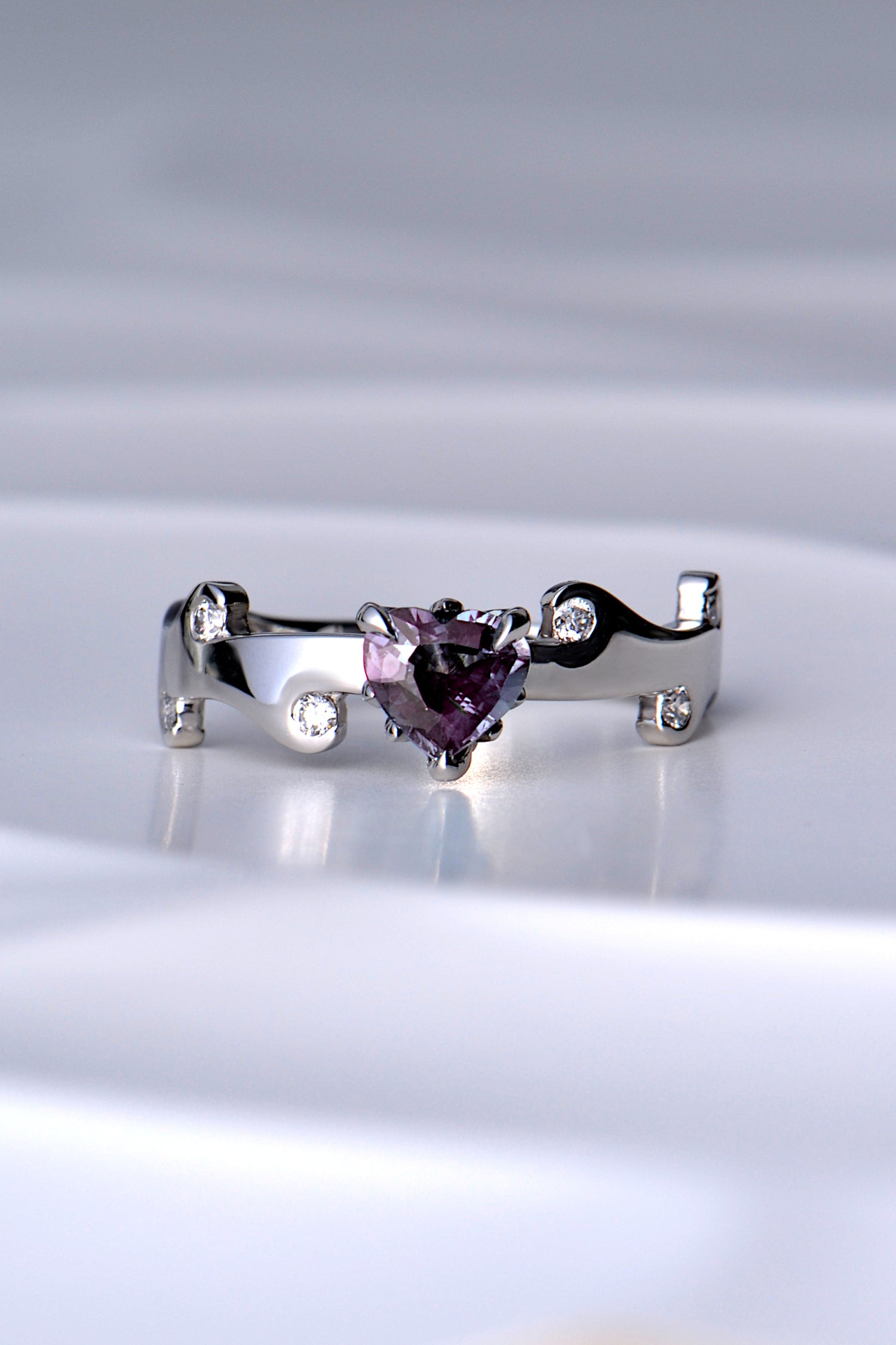 Store Alexandrite and silver ring