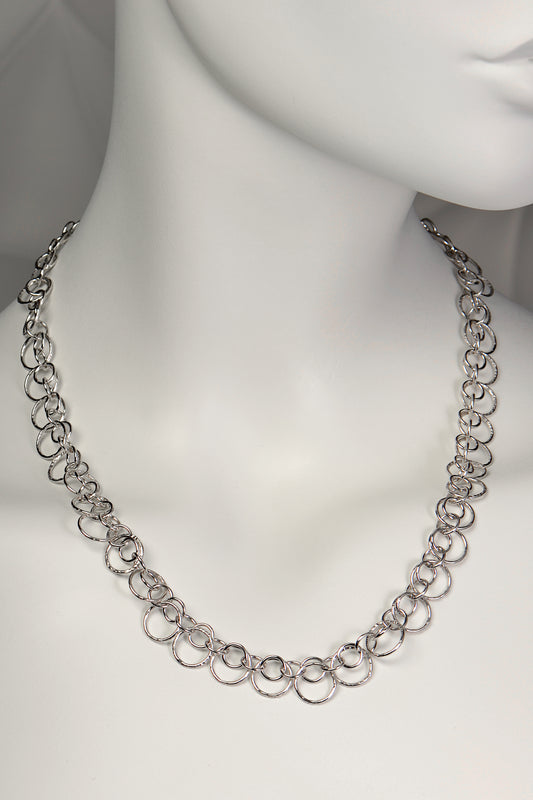 circle chain collar that looks like lace Christine Sadler