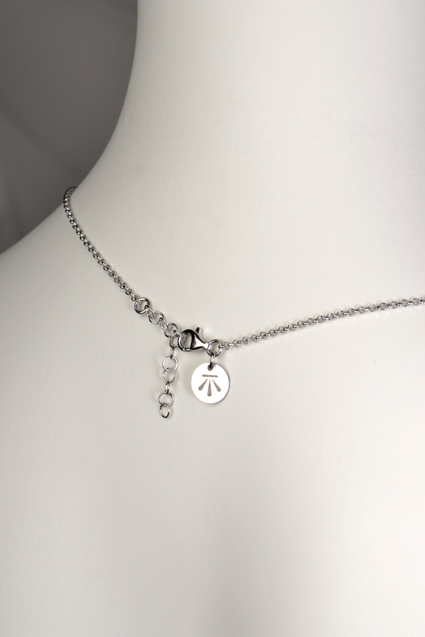 Faith Interlocking Silver Necklace