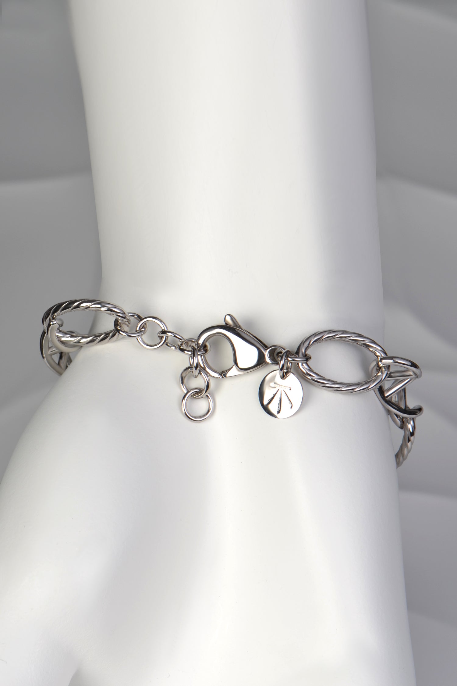 adjustable designer silver bracelet for a family member exclusively from Christine Sadler